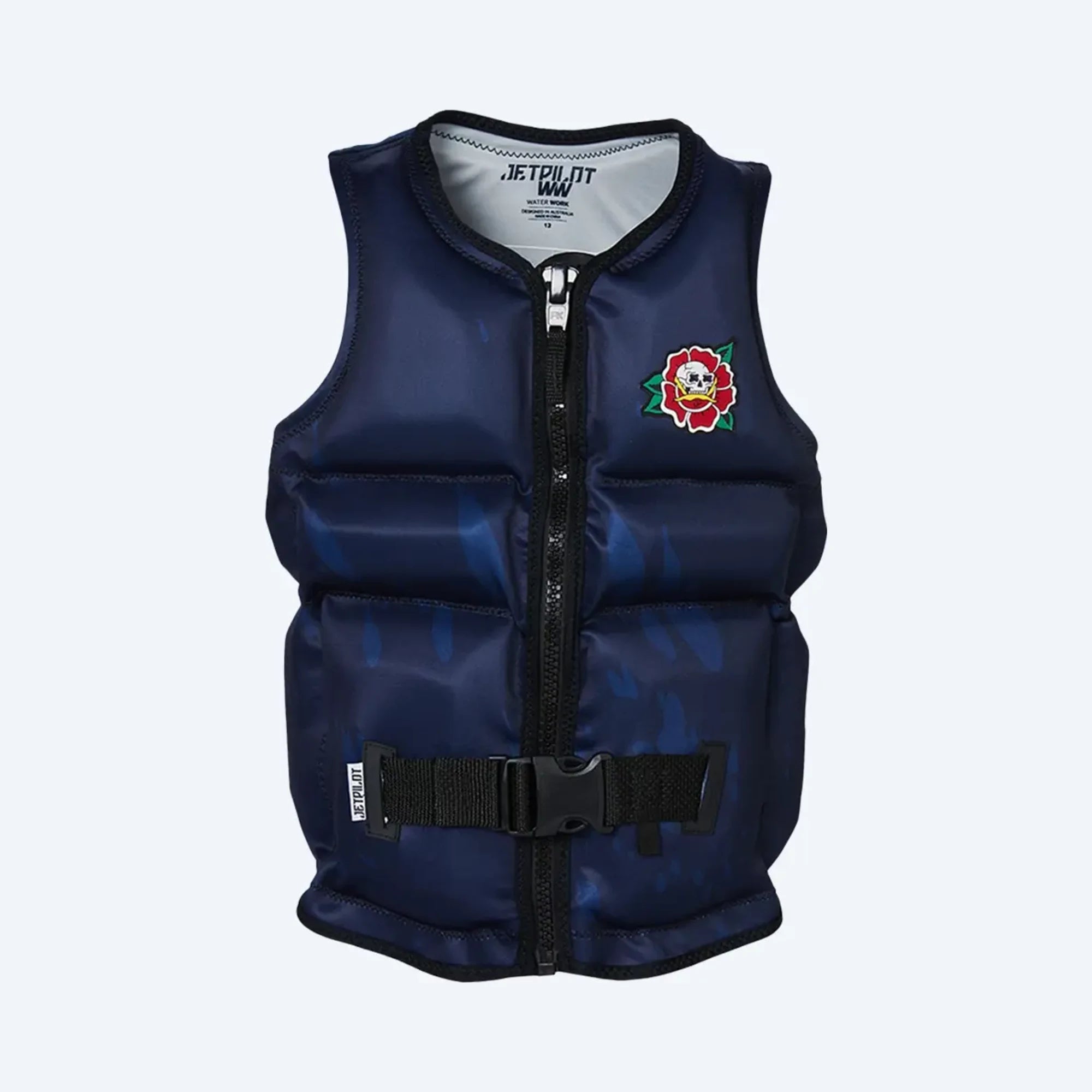 Jet Pilot 2023 X1 Boys Youth Buoyancy Vest - Navy