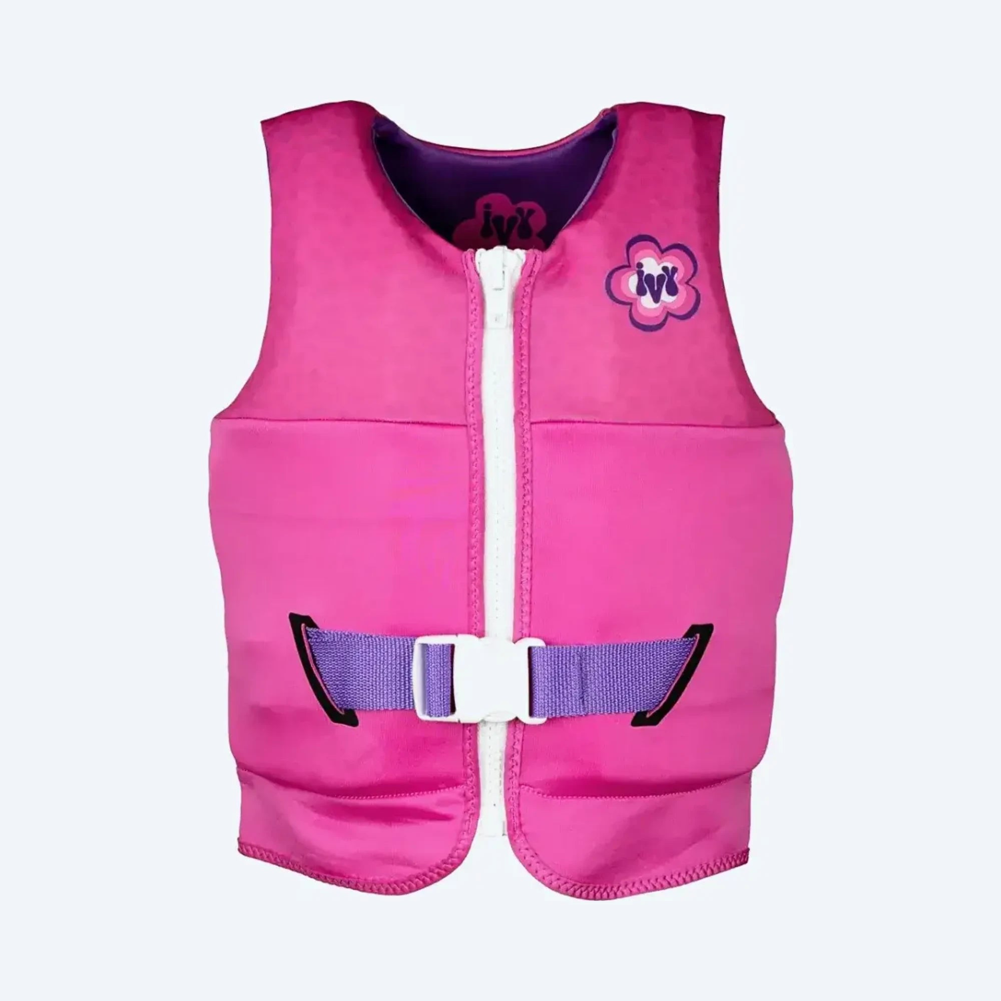 2023 Ivy Junior Girls Vest - Pink Leopard