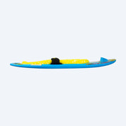 KD Razor kneeboard Blue/Yellow – side profile