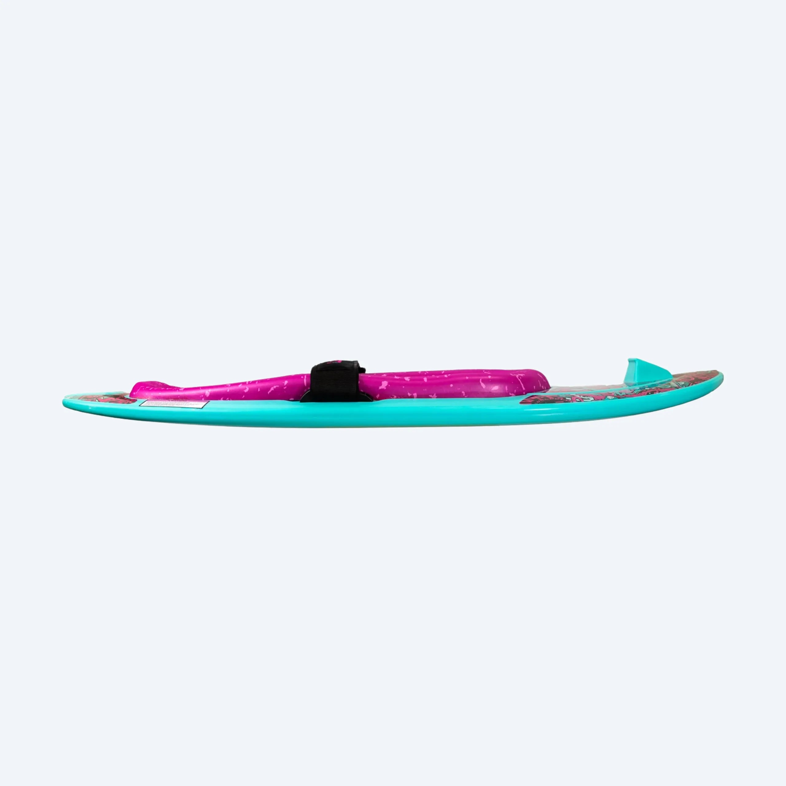KD Razor kneeboard Teal/Pink – side profile