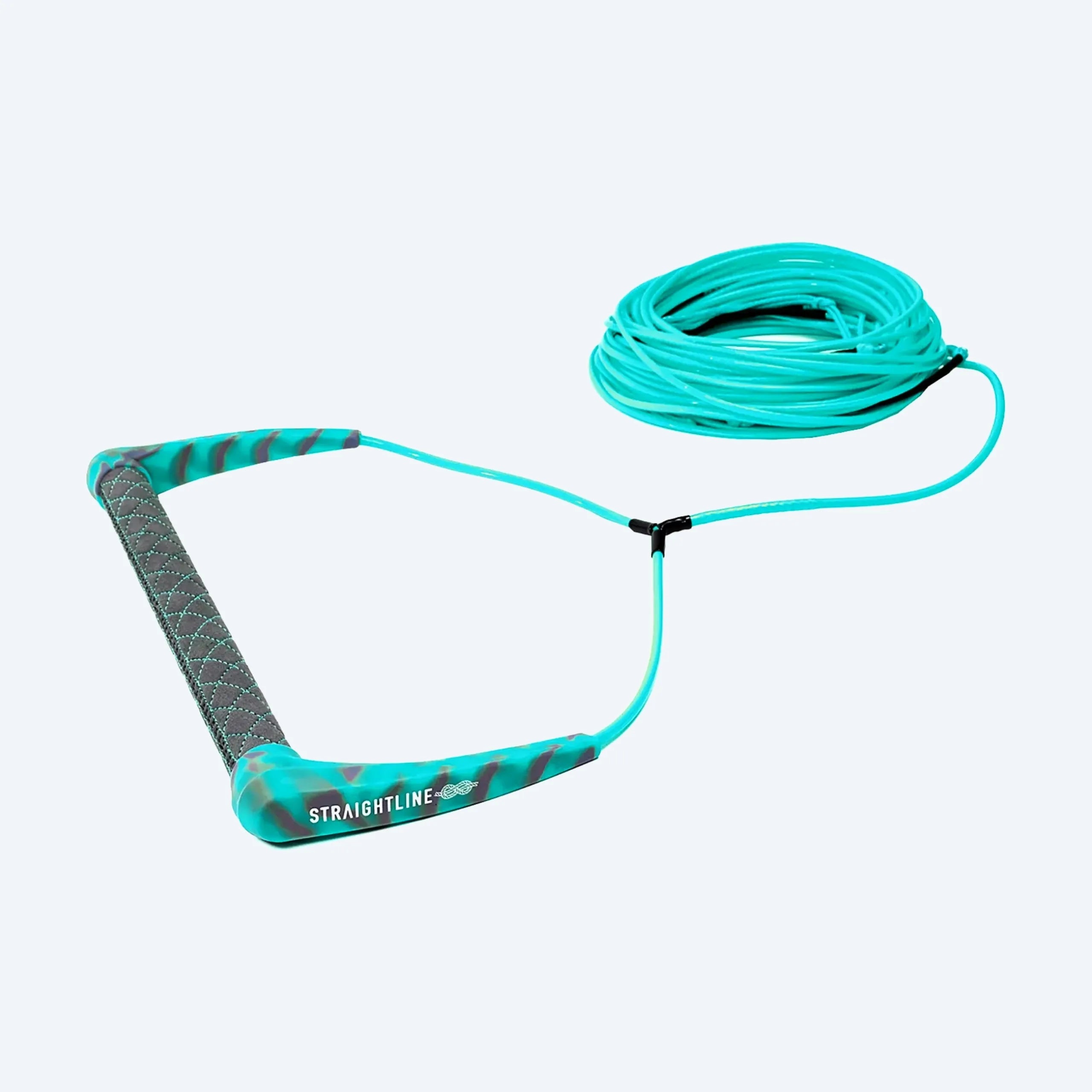 Straightline Stab Wake Rope & Handle - Teal