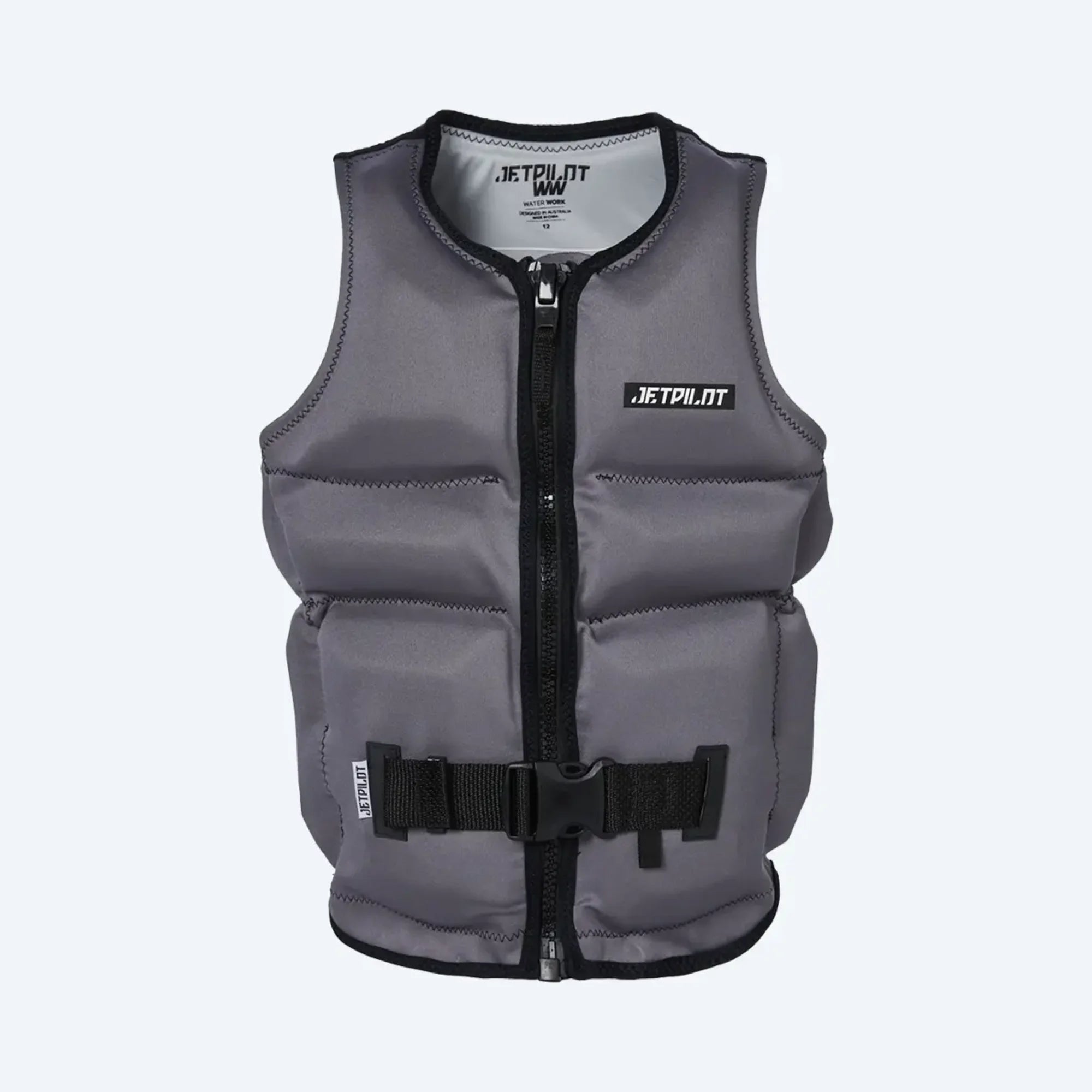 Jetpilot 2024 X1 Boys Youth Buoyancy Vest - Charcoal