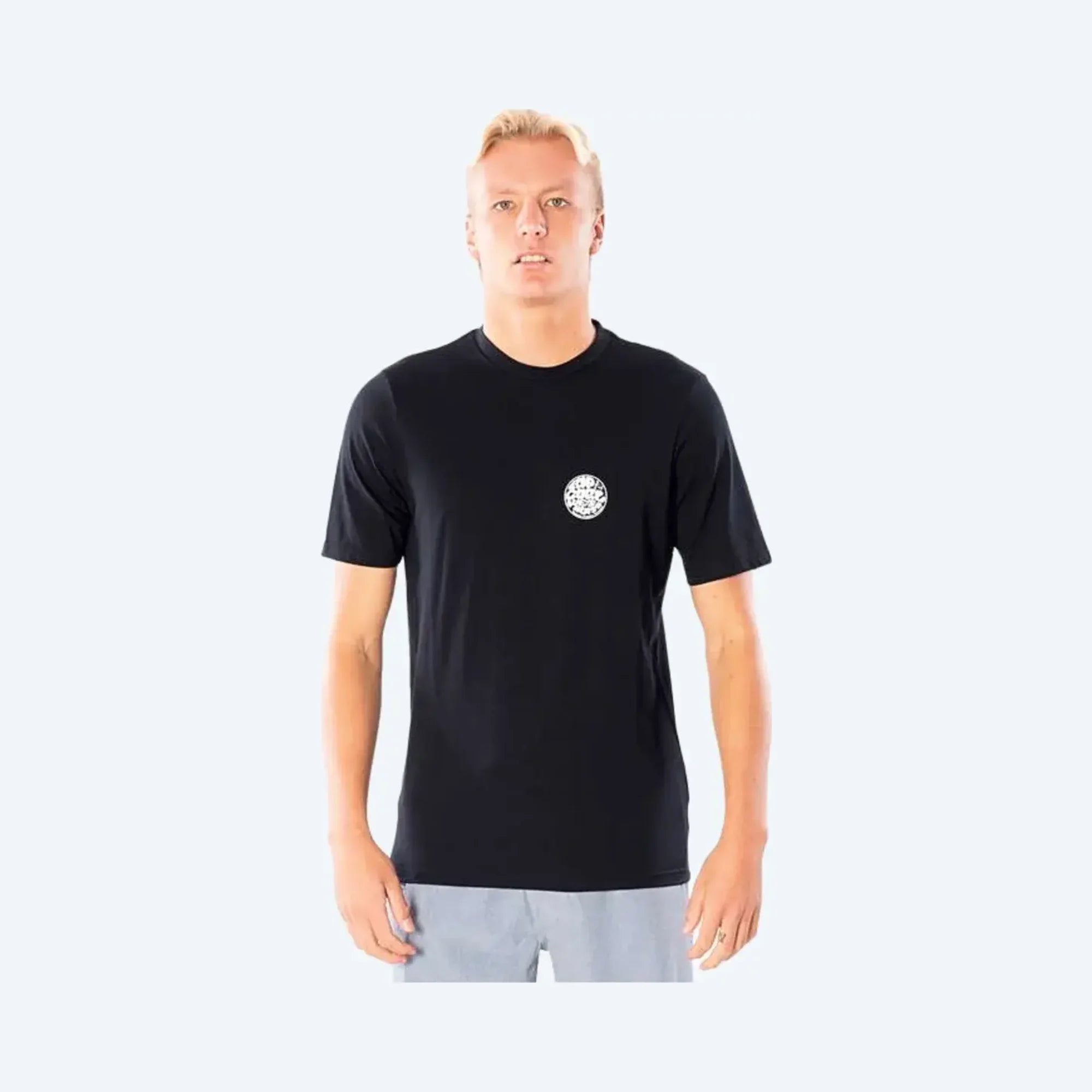 Rip Curl Wettie Logo Short Sleeve Uv Rashie